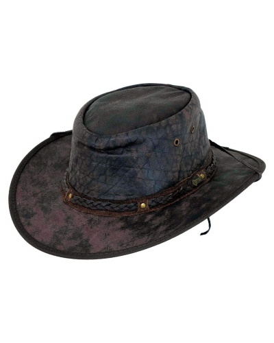 Iron Bark Leather Western Hat